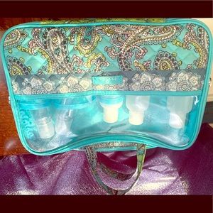 Travel size bottles with bag